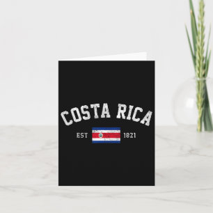 Rica Est. 1821 Costa-ricanische Flagge Unabhängigk Karte