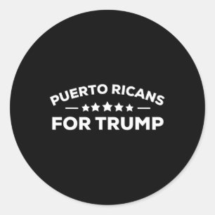 Ricaner für Trump 2020 Funny Gift Shirt Männer Fra Runder Aufkleber