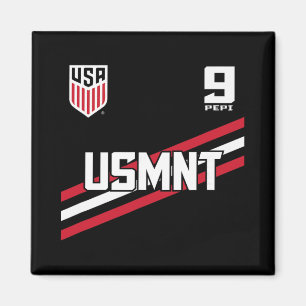 Ricardo Pepi 9 Navy Usmnt Offiziell lizenziert Magnet