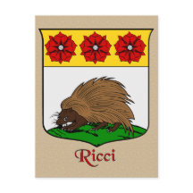 Ricci-Familie Heraldic Shield