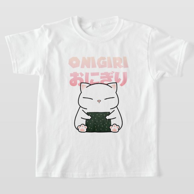 Rice Ball Sushi Cat T-Shirt (Ablage )