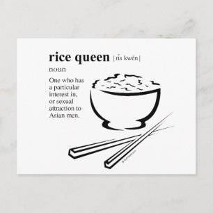 RICE QUEEN POSTKARTE