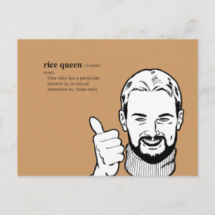 RICE QUEEN POSTKARTE