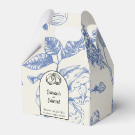 Rich Blue Französisch Blumentoilette Geschenkschachtel