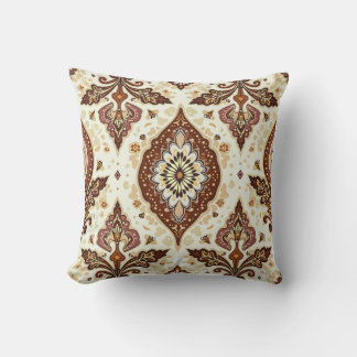 Rich Brown Paisley Cushion Kissen