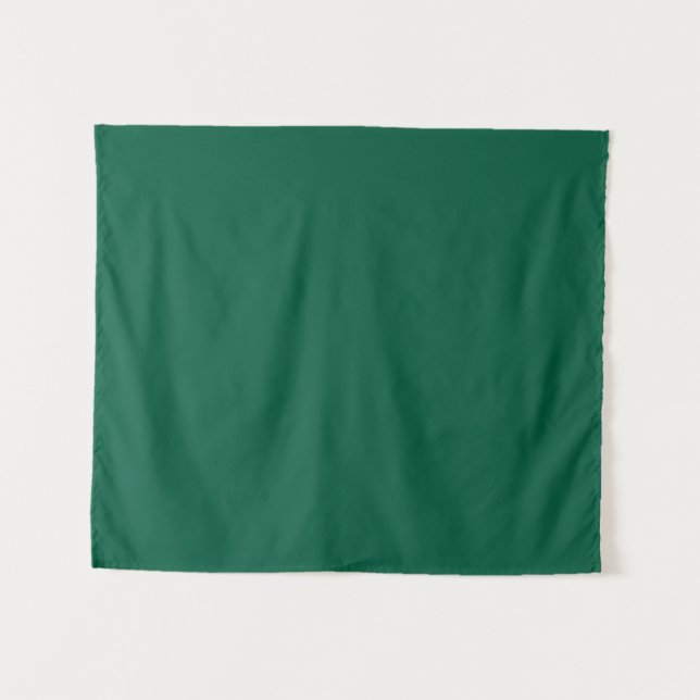 Rich Dark Green Tapestry Wandteppich (Vorderseite (Horizontal))