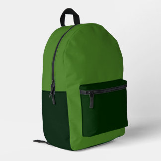 Rich Earthy Green Backpack  Bedruckter Rucksack
