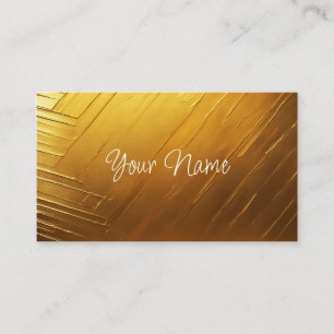 Rich Gold Solid Blend Visitenkarte
