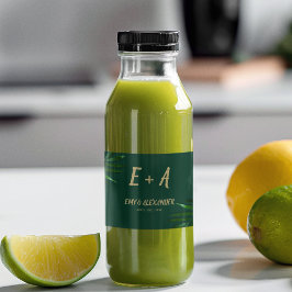 Rich Green Golden Alkoholflaschenetikett