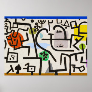 Rich Harbour von Paul Klee Poster