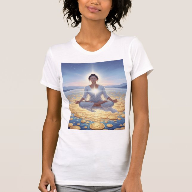 Rich in Spirit — Inner Wealth, Infinite Flow T-Shirt (Vorderseite)