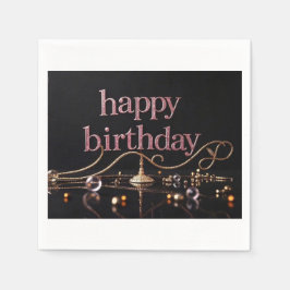 Rich Pink Blush luxuriös elegant extravagant Serviette