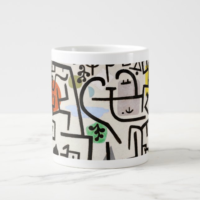Rich Port (ein Reisebild, 1938) von Paul Klee Jumbo-Tasse (Vorderseite)