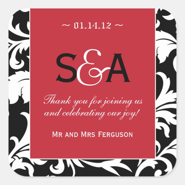 Rich Red Candle - Gefallen Stickers (Vorderseite)