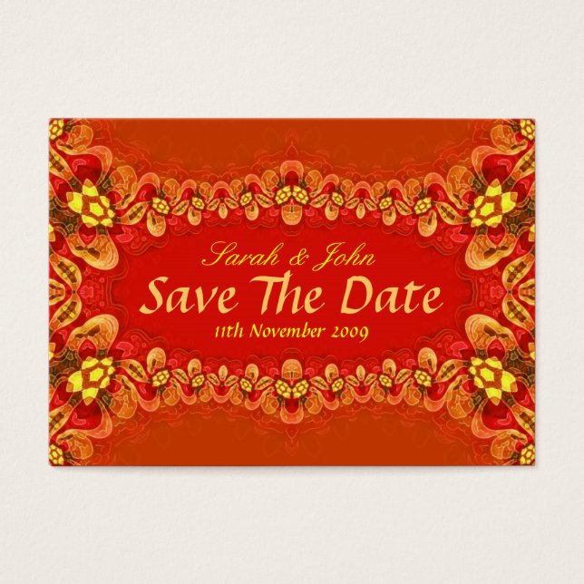 Rich Reds Xtra Wedding and Invitations Card (Vorderseite)