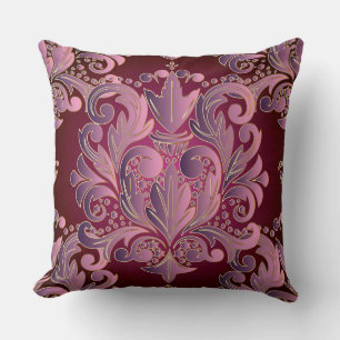 Rich Rose Elegante Damaske Kissen