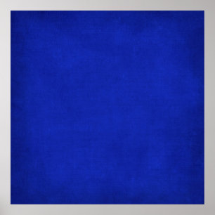 RICH ROYAL DEEP BLUE VELVET GRUNGE PAPIER LEINWAND POSTER