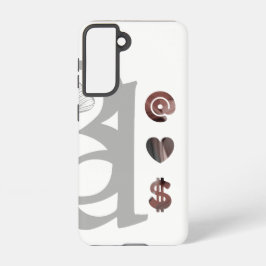 RICH Samsung Hüllen Trend Abstrakt Black Powdery Samsung Galaxy Hülle