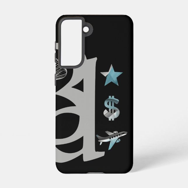 RICH Samsung Hüllen Trend Abstrakt Blue Ocean Samsung Galaxy Hülle (Rückseite)