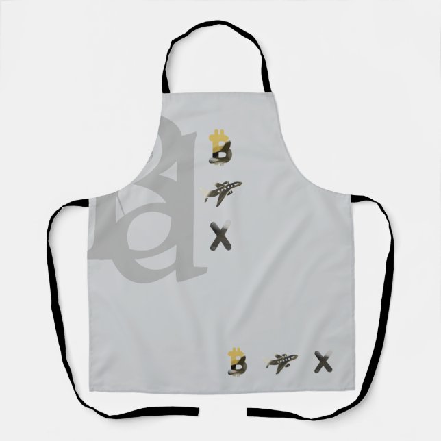 RICH Schürze Abstrakter Trend Innendekoration Schw (Vorderseite)