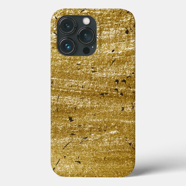 Rich Stylish Black and Gold Luxury Case-Mate iPhone Hülle (Rückseite)