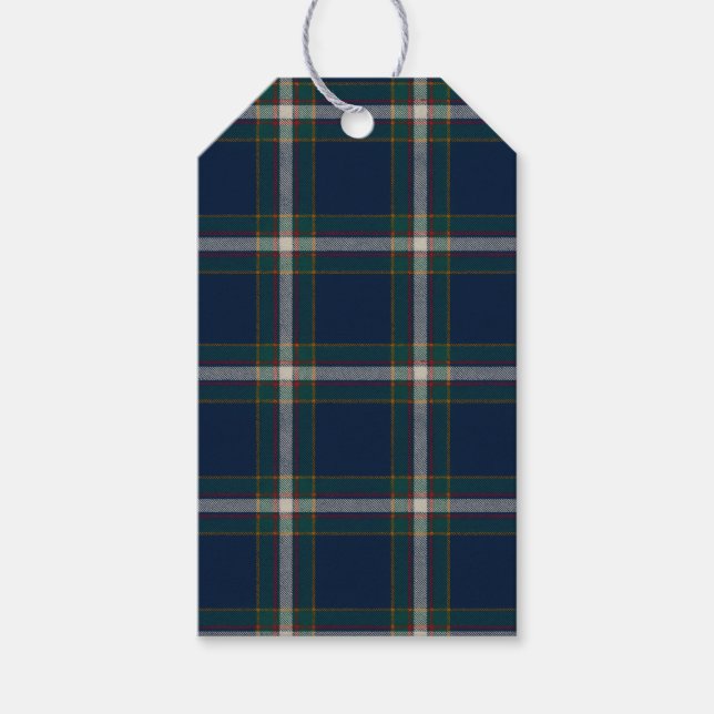 Rich Tartan Geschenkanhänger (Vorderseite)