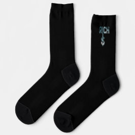 RICH Unisex Socks Trend Abstrakter Blauer Ozean Socken