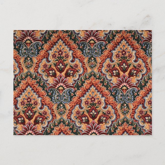 Rich Vintag Fabric Postkarte (Vorderseite)