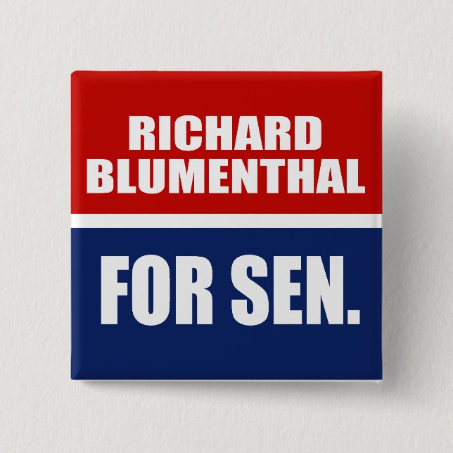 RICHARD BLUMENTHAL FÜR SENAT BUTTON (Vorderseite)