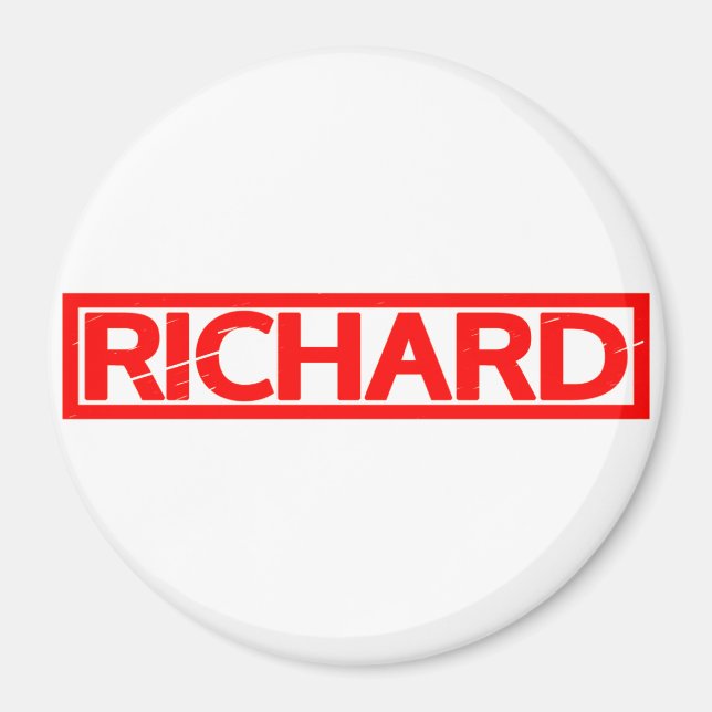 Richard Briefmarke Magnet (Vorne)