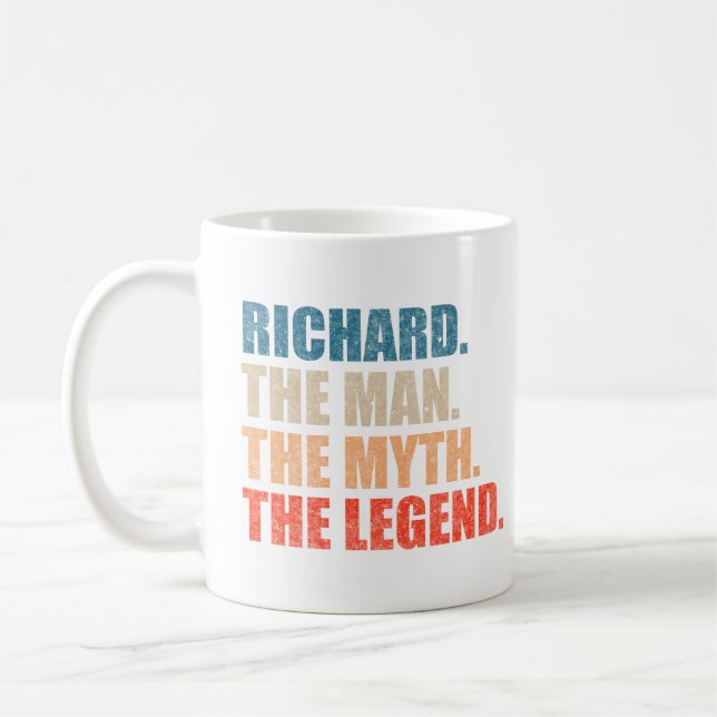 Richard Der Mensch Der Mythos der Legende Kaffeetasse (Links)