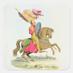 Richard Fitzhugh Quadratischer Aufkleber