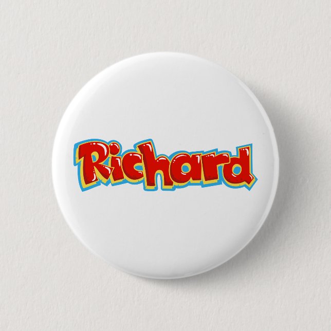 Richard Graffiti Button (Vorderseite)