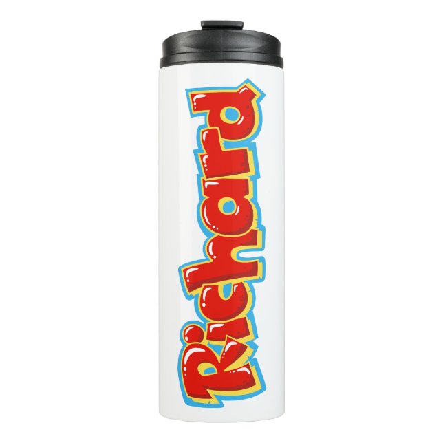 Richard Graffiti Thermosbecher (Vorderseite)