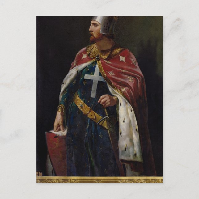 Richard I. the Lionheart King of England, 1841 Postkarte (Vorderseite)