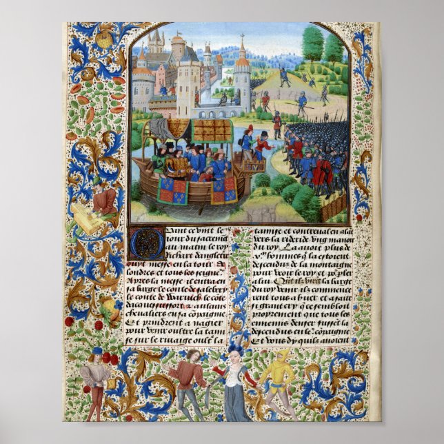 Richard II von England trifft auf die Rebellen Poster (Vorne)