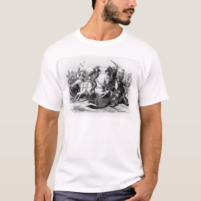 Richard III am Kampf von Bosworth im Jahre 1485 T-Shirt (Vorderseite)