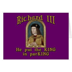 Richard III setzte den König in Parkt-shirt ein