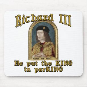 Richard III setzte den König in Parkt-shirt ein Mousepad