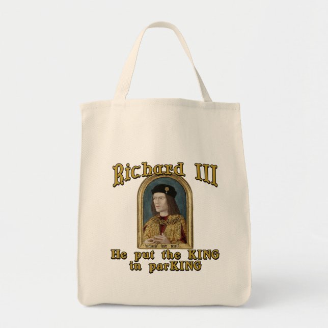 Richard III setzte den König in Parkt-shirt ein Tragetasche (Vorne)