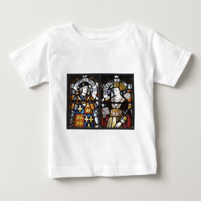 RICHARD III UND KÖNIGIN ANNE VON ENGLAND BABY T-SHIRT (Vorderseite)
