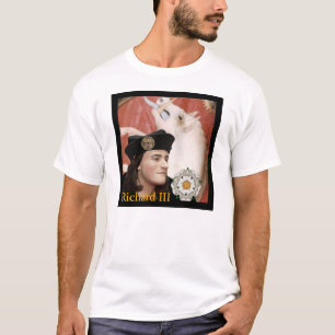 Richard III und sein weißes Eberemblem T-Shirt