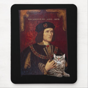 Richard III und seine Katze Mousepad