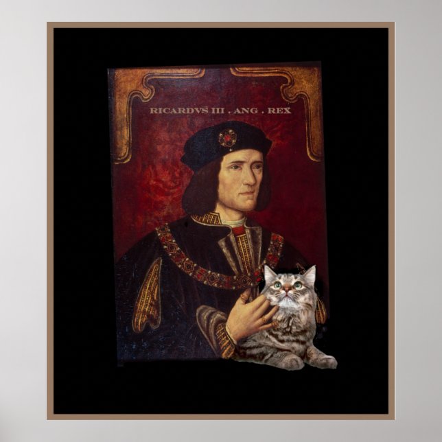 Richard III und seine Katze Poster (Vorne)