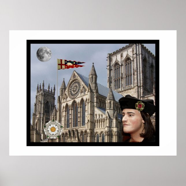 Richard III und York Minster Poster (Vorne)