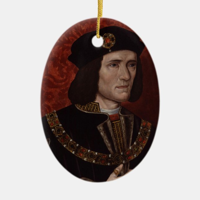 Richard III von England Keramik Ornament (Vorne)