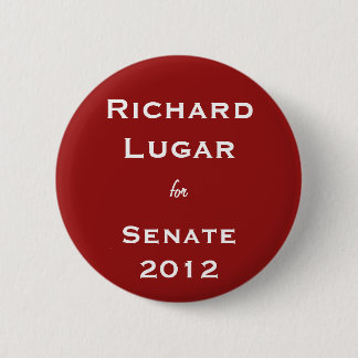 Richard Lugar für Senats-Knopf Button