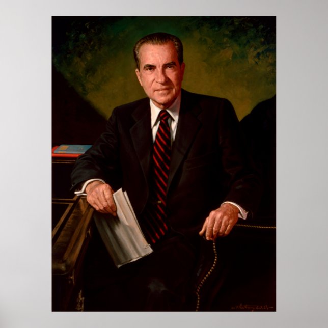 RICHARD M. NIXON von James Anthony Wills Poster (Vorne)