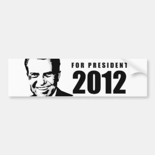 Richard Nixon 2012 Autoaufkleber
