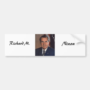 Richard Nixon 37 Autoaufkleber